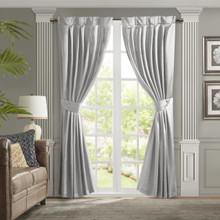Avignon Silver Pleated Curtain - 221642190120