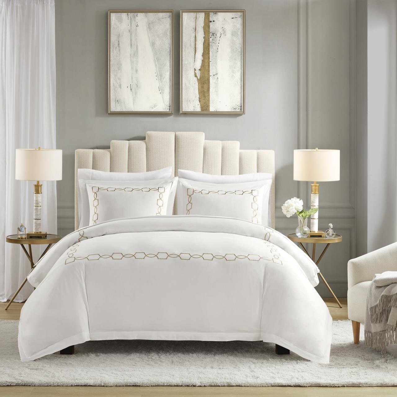 Villa Tan Bedding Collection by Croscill Paul's Home Fashions