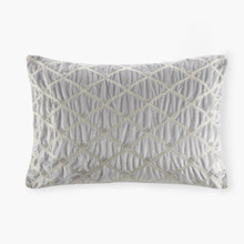 Aumont Silver Boudoir Pillow - 221642138054