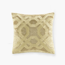 Biron Gold Square Pillow - 221642138504