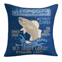 Moose Retreat Trout Pillow - 754069604821
