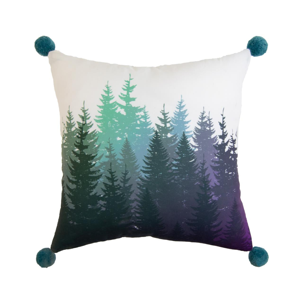 Bear Mountain Tree Pillow - 754069604111