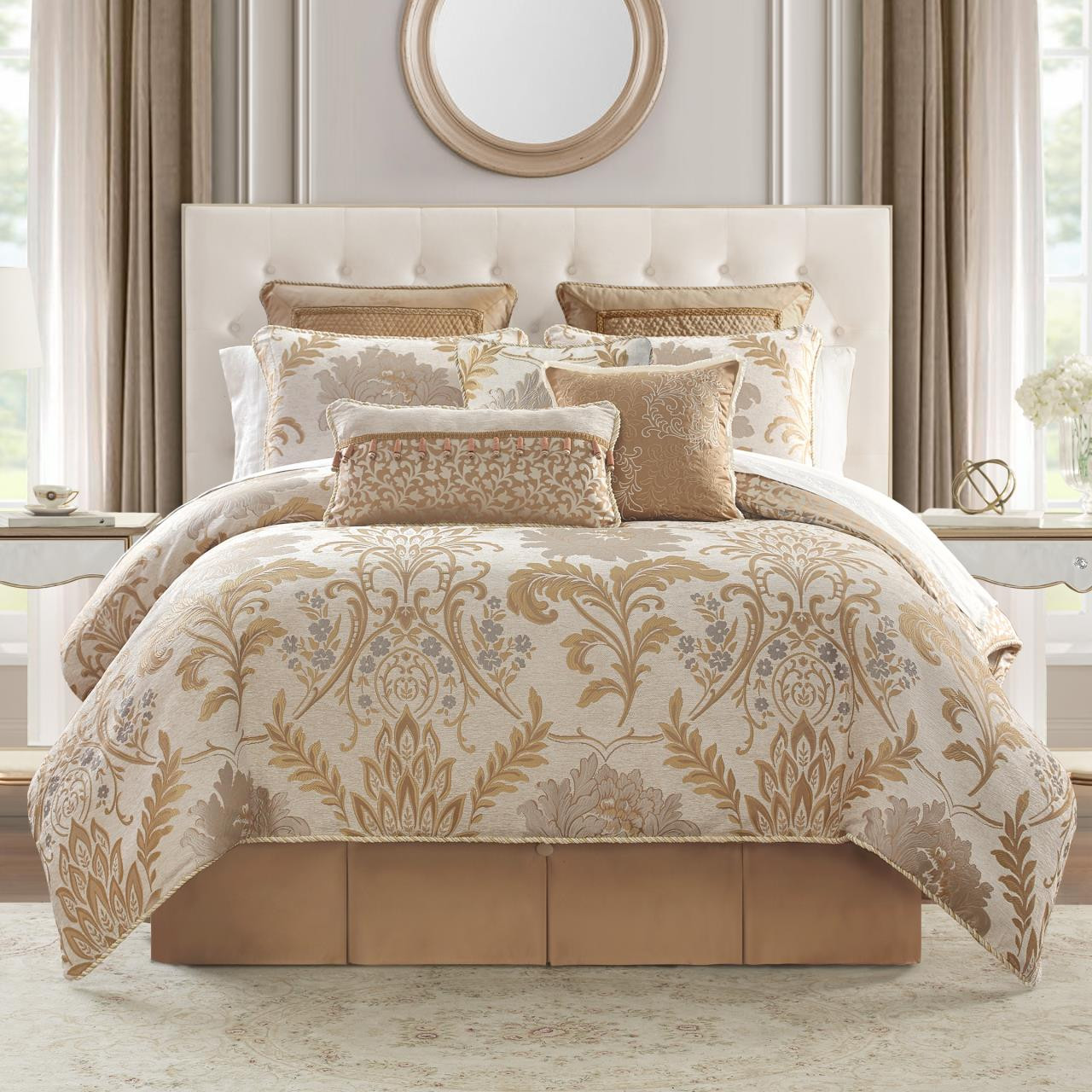 Ansonia 6 Piece Comforter Set by Waterford Paul s Home Fashions
