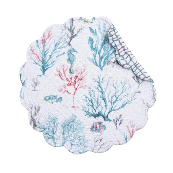 St.Vincent Round Placemat Set of 6 by C&F Home Paul's Home Fashions