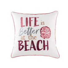 Better At The Beach Pillow - 008246347873