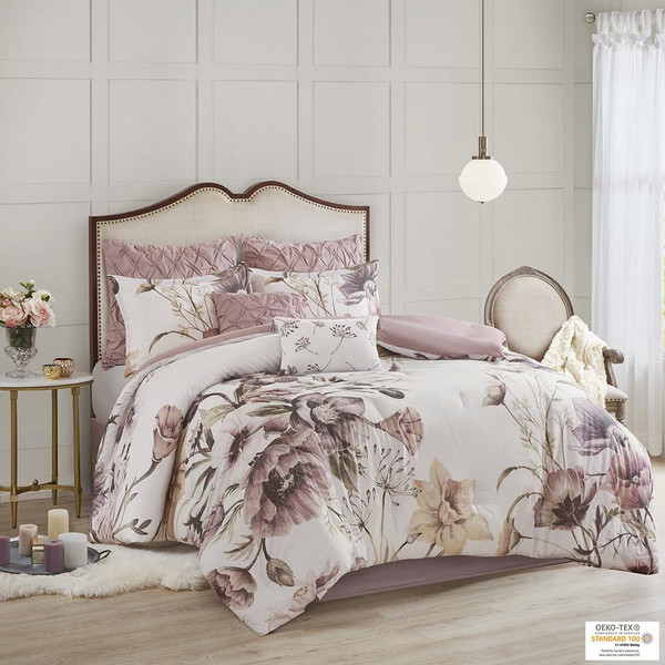 Cassandra Blush Comforter Set - 086569174789