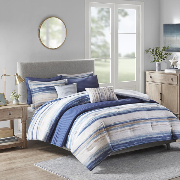Marina Blue Comforter Set - 086569168337