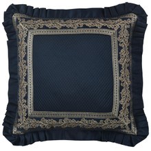 Monte Carlo Navy Flanged 20" Square Pillow - 193842136102