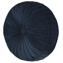 Monte Carlo Navy Tufted Round Pillow - 193842136188