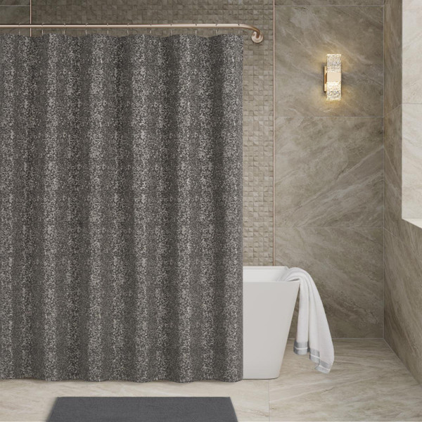 Radiance Graphite Shower Curtain - 193842134863