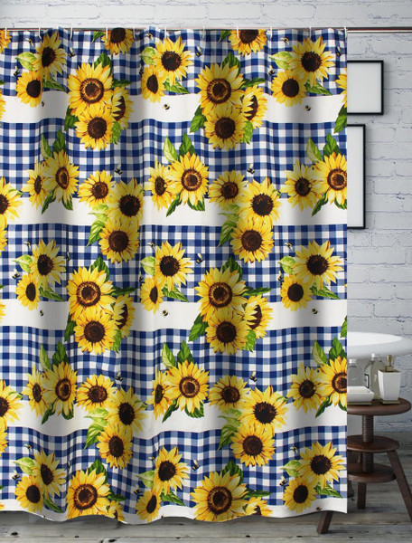 Sunflower Gold Shower Curtain - 636047424082