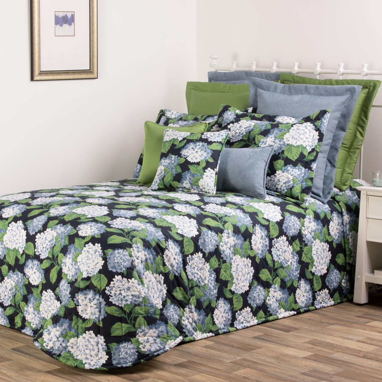 Summerwind Blue Tropical Bedding Collection -
