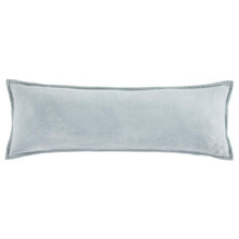 Stella Icy Blue Silk Velvet Long Lumbar Pillow - 840118820349
