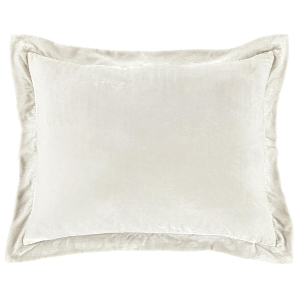 Stella Stone Silk Velvet Flanged Dutch Euro Pillow - 840118810630