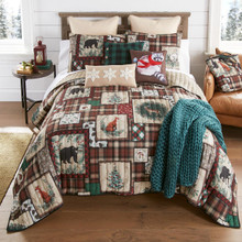 Woodland Holiday Quilt Set - 754069205332