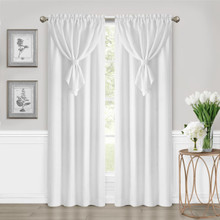 Allegra Curtain with Attached Valance - 054006276723