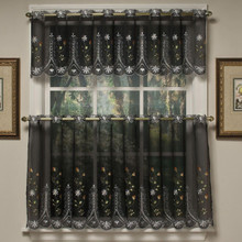 Samantha Lace Tier Curtains -  647506018186