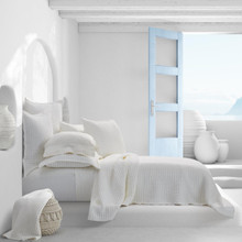 Pebble Beach White Coverlet Collection -