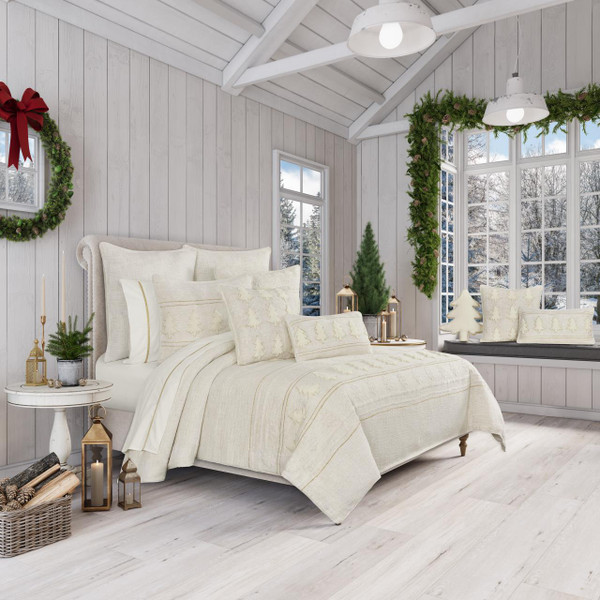 All That Glitters Winter White Duvet Collection -