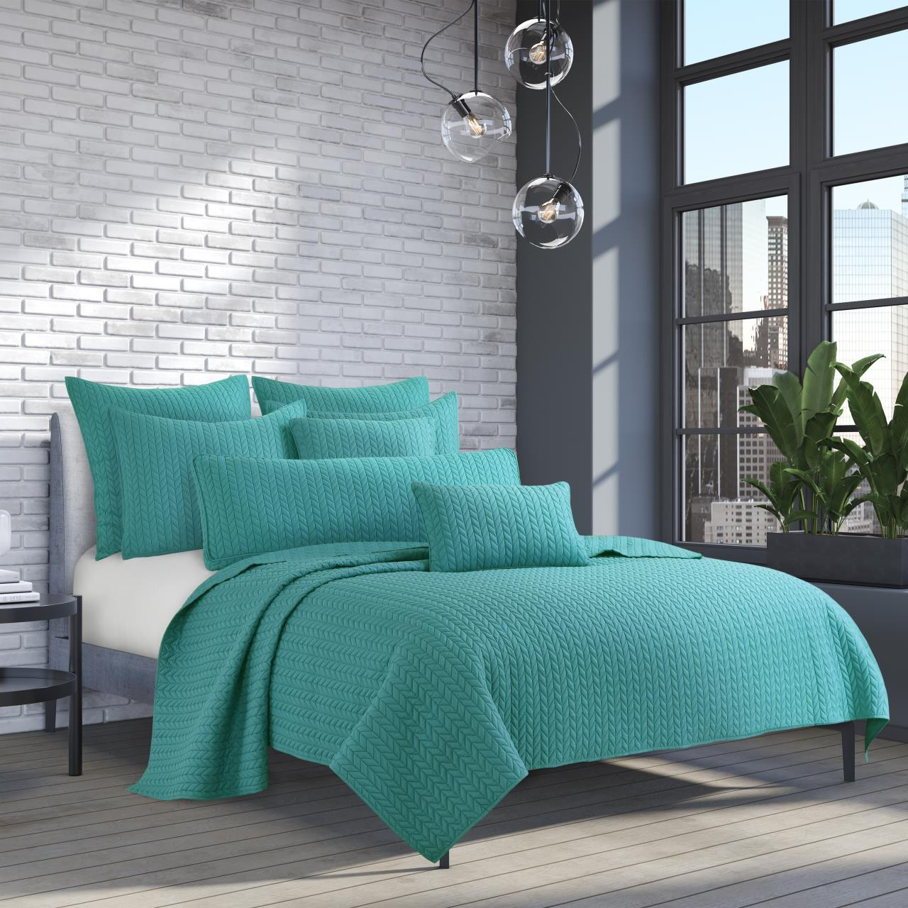 Cayman Turquoise Quilt Collection -