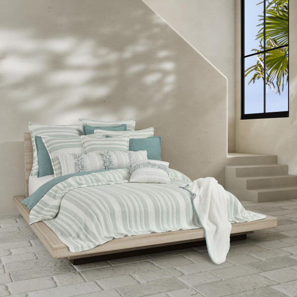 Cyprus Aqua Coverlet Collection -