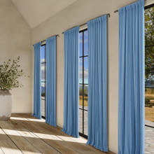 South Seas Blue Curtain Panel - 193842138359