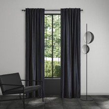 Valencia Black Curtain Pair - 193842143629