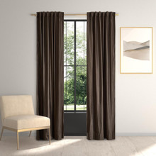 Valencia Mocha Curtain Pair - 193842143025