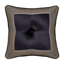 Amara Indigo 18" Embellished Pillow - 193842144961