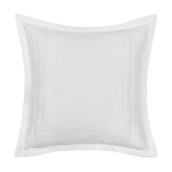 Brentwood White 20" Square Pillow Cover by White Sand Paul's Home