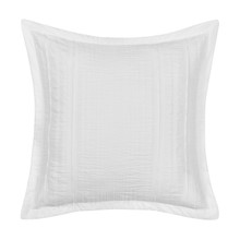 Brentwood White 20" Square Pillow Cover - 193842136751