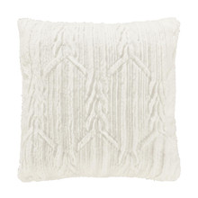 Cava Winter White 20" Square Pillow - 193842141748