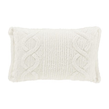Cava Winter White Bolster Pillow - 193842141755