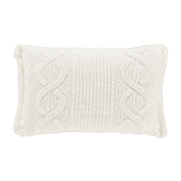 Cava Winter White Bolster Pillow - 193842141755