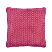Cayman Fuchsia 20" Quilted Pillow - 193842139561