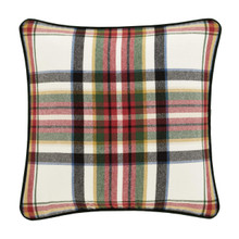 Christopher Plaid Red 20" Square Pillow - 193842141410