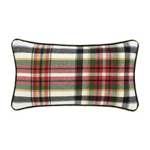 Christopher Plaid Red Bolster Pillow - 193842141434