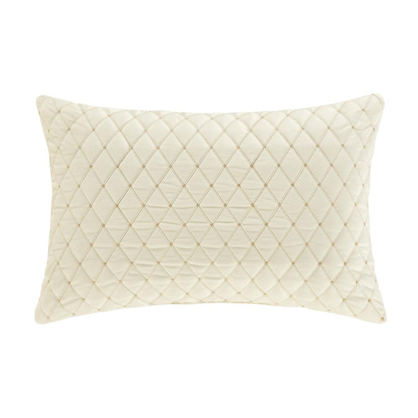 Grandeur Winter White Bolster Pillow - 193842140727