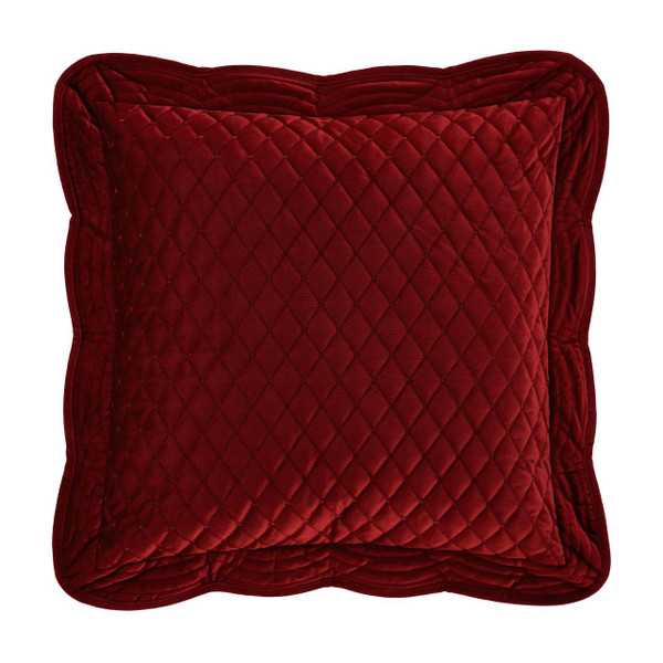 Marissa Crimson 18" Quilted Pillow - 193842137017