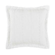Playa White 20" Square Pillow Cover - 193842139936