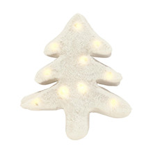 Teigen Winter White Christmas Tree Pillow With Lights - 193842137031