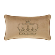 Townsend Gold Crown Boudoir Pillow - 193842140536