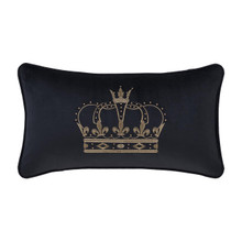 Townsend Indigo Crown Boudoir Pillow - 193842140543