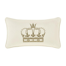 Townsend Ivory Crown Boudoir Pillow - 193842140505
