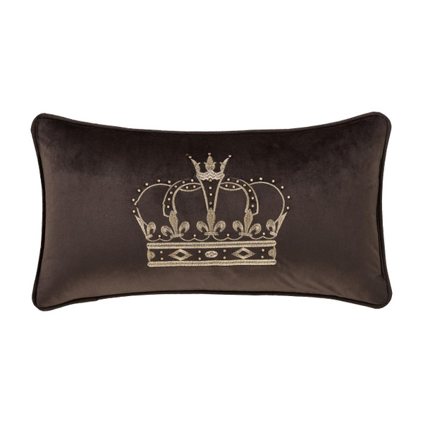Townsend Mink Crown Boudoir Pillow - 193842140567