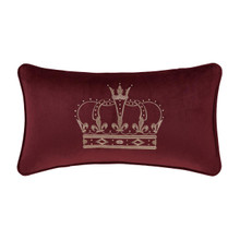 Townsend Red Crown Boudoir Pillow - 193842140529