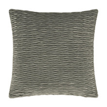 Townsend Ripple Charcoal 20" Square Pillow Cover - 193842137703