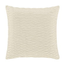 Townsend Ripple Ivory 20" Square Pillow Cover - 193842137604