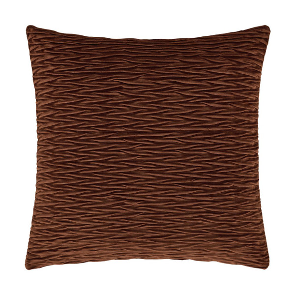 Townsend Ripple Terracotta 20" Square Pillow Cover - 193842137741