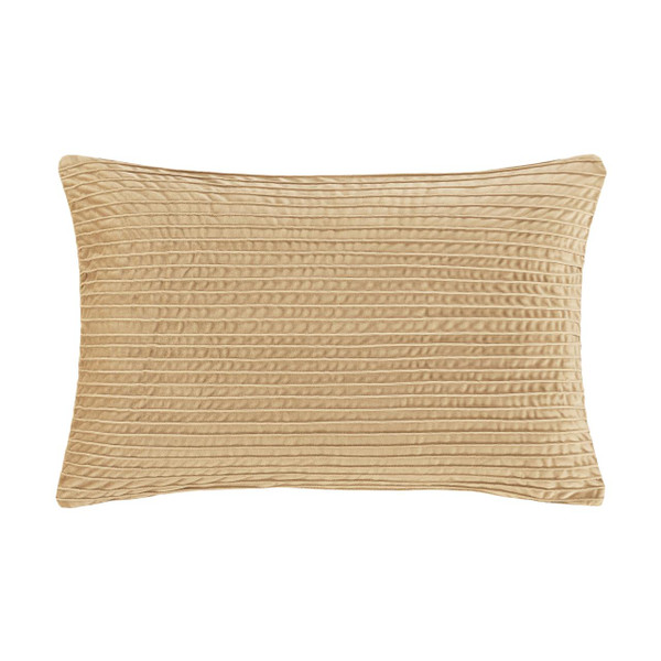 Townsend Straight Gold Lumbar Pillow Cover - 193842137994